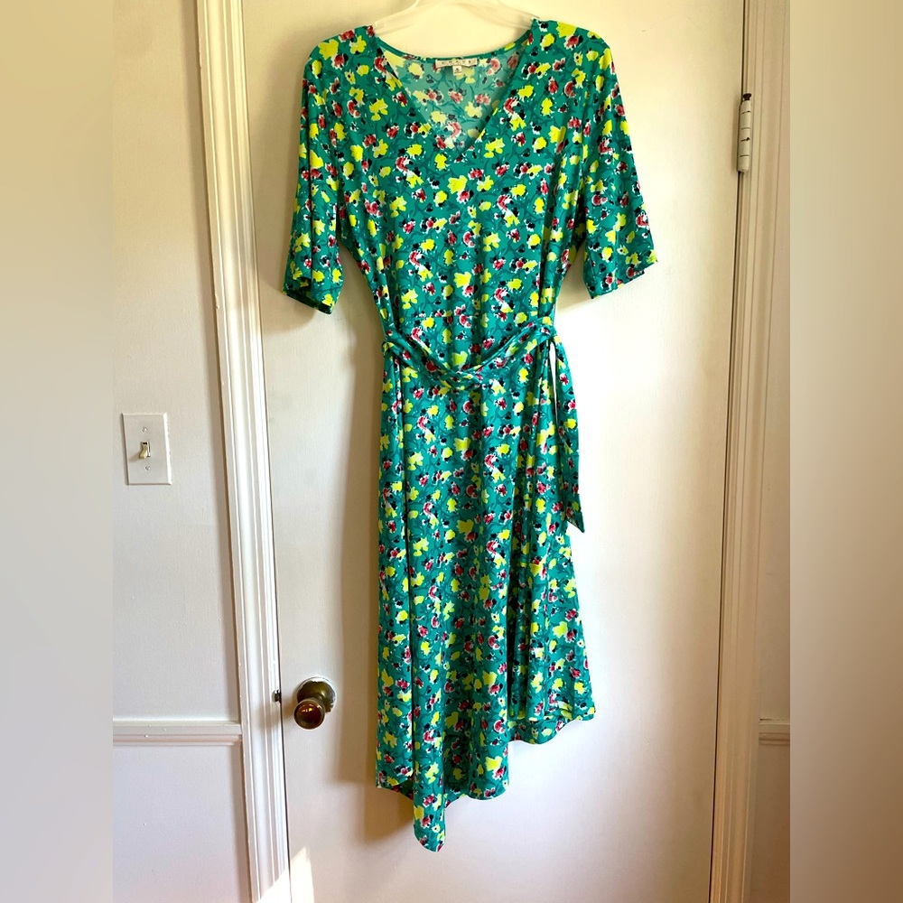 Pretty Chaus asymmetrical belted dress